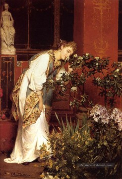  Lawrence Peintre - Dans le Peristyle2 Romantique Sir Lawrence Alma Tadema